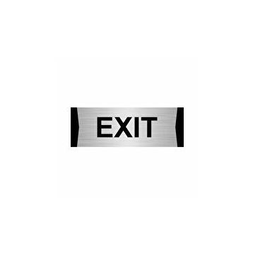 Özarslan Dizayn Exit 7x20 cm Gümüş Renk Metal Yönlendirme Levhası