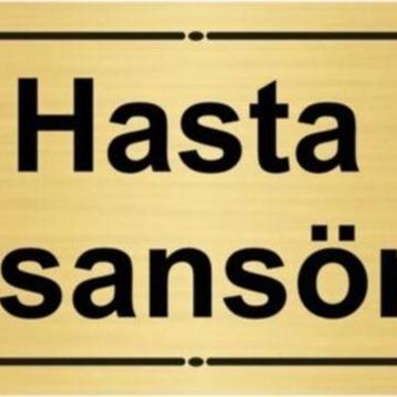 Özarslan Dizayn Hasta Asansörü 7x20 cm Altın Renk Metal Yönlendirme Levhası