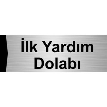 Özarslan Dizayn İlk Yardım Dolabı 5x20 cm Gümüş Renk Metal Yönlendirme Levhası