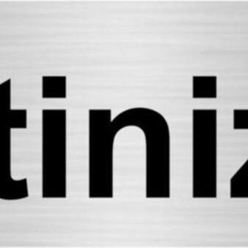 Özarslan Dizayn İtiniz 10x20 cm Gümüş Renk Metal Yönlendirme Levhası