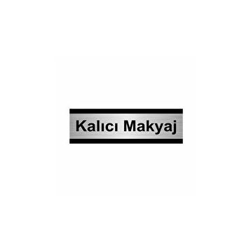Özarslan Dizayn Kalıcı Makyaj 10x20 cm Gümüş Renk Metal Yönlendirme Levhası