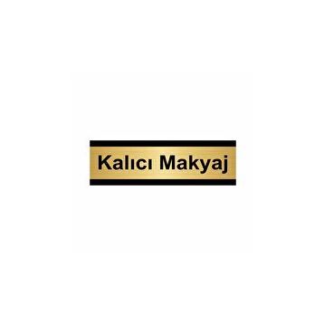 Özarslan Dizayn Kalıcı Makyaj 5x20 cm Altın Renk Metal Yönlendirme Levhası