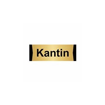 Özarslan Dizayn Kantin 5x20 cm Altın Renk Metal Yönlendirme Levhası