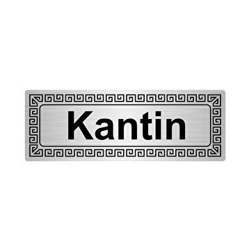 Özarslan Dizayn Kantin 7x20 cm Gümüş Renk Metal Yönlendirme Levhası
