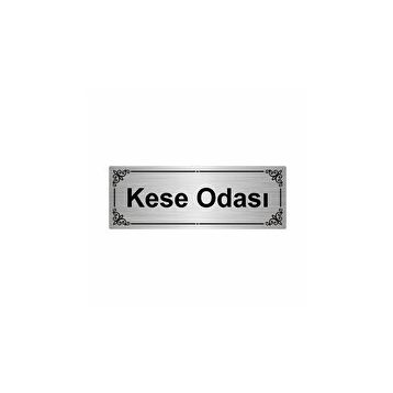 Özarslan Dizayn Kese Odası 7x20 cm Gümüş Renk Metal Yönlendirme Levhası