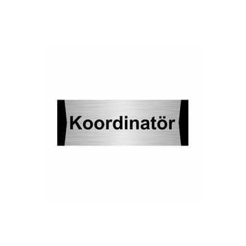 Özarslan Dizayn Koordinatör 5x20 cm Gümüş Renk Metal Yönlendirme Levhası