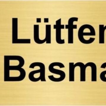 Özarslan Dizayn Lütfen Zile Basmayınız 7x20 cm Altın Renk Metal Yönlendirme Levhası