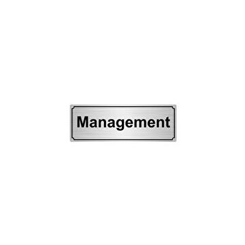 Özarslan Dizayn Managament 7x20 cm Gümüş Renk Metal Yönlendirme Levhası