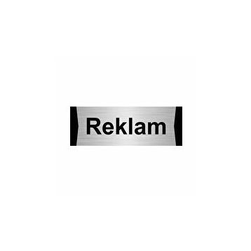 Özarslan Dizayn Reklam 7x20 cm Gümüş Renk Metal Yönlendirme Levhası