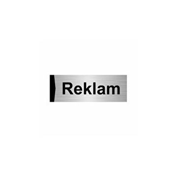 Özarslan Dizayn Reklam 7x20 cm Gümüş Renk Metal Yönlendirme Levhası