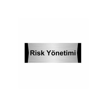 Özarslan Dizayn Risk Yönetimi 10x20 cm Gümüş Renk Metal Yönlendirme Levhası