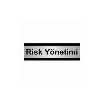 Özarslan Dizayn Risk Yönetimi 10x20 cm Gümüş Renk Metal Yönlendirme Levhası