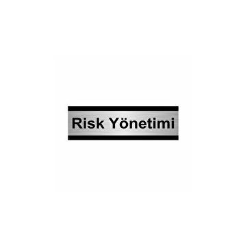 Özarslan Dizayn Risk Yönetimi 10x20 cm Gümüş Renk Metal Yönlendirme Levhası