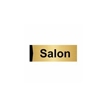 Özarslan Dizayn Salon 7x20 cm Altın Renk Metal Yönlendirme Levhası