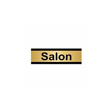 Özarslan Dizayn Salon 7x20 cm Altın Renk Metal Yönlendirme Levhası
