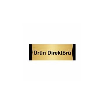Özarslan Dizayn Ürün Direktörü 5x20 cm Altın Renk Metal Yönlendirme Levhası