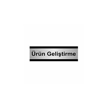 Özarslan Dizayn Ürün Geliştirme 5x20 cm Gümüş Renk Metal Yönlendirme Levhası