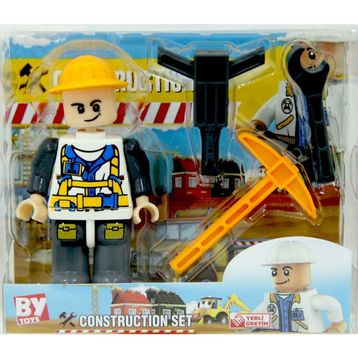 Özbayraktar Construction İşçi Figürü Lego Seti