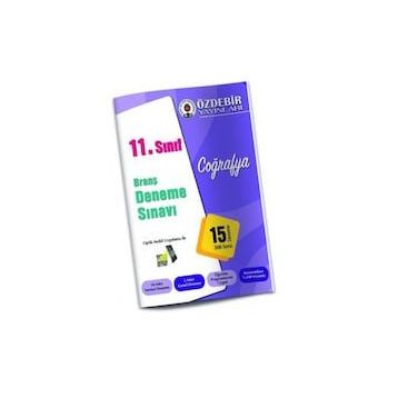 Özdebir 11. Sınıf Coğrafya Branş Deneme Sınavı