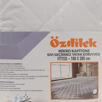 Özdilek 100x200 cm Fitted Sıvı Geçirmez Alez