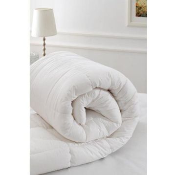 Özdilek 195x215 cm Ranforce Çift Kişilik Krem Yorgan