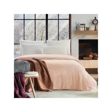 Özdilek 220x240 cm Cameo Rose Prestige Kalın Embos Çift Kişilik Battaniye