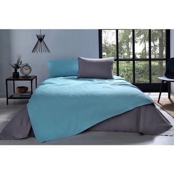 Özdilek Açık Mavi Colormix Tek Kişilik Pike Takımı