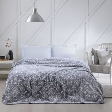Özdilek Antico Gri 155x215 cm Tek Kişilik Battaniye