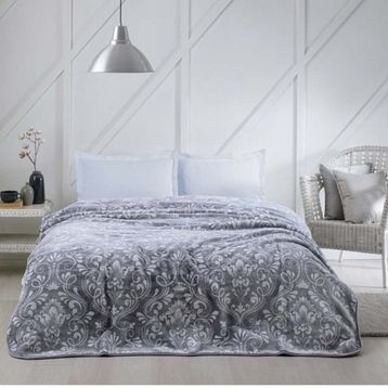Özdilek Antico Gri 155x215 cm Tek Kişilik Battaniye