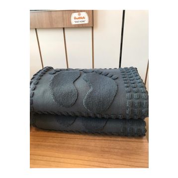 Özdilek Antrasit 2 Adet Banyo Ayak Havlusu