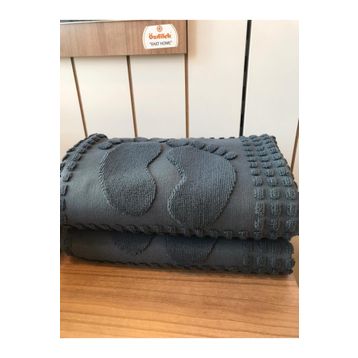 Özdilek Antrasit 2 Adet Banyo Ayak Havlusu