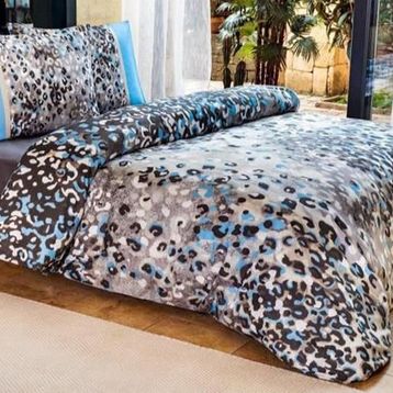 Özdilek Beryl 200 x 220 cm - Gri Çift Kişilik Kışlık Nevresim Takımı