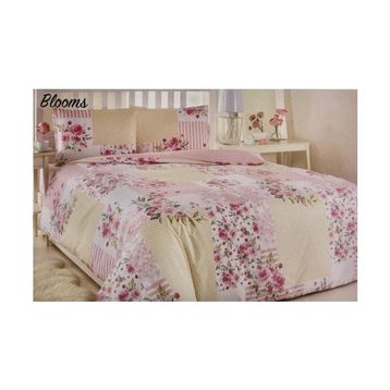 Özdilek Blooms Ranforce 200 x 220 cm Pembe Çift Kişilik Nevresim Takımı