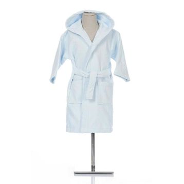 Özdilek Boy Marine Kapüşonlu Mavi 9-10 Yaş Çocuk Bornozu