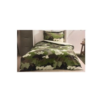 Özdilek Camouflage Yeşil 160x220 cm Tek Kişilik Nevresim Takımı