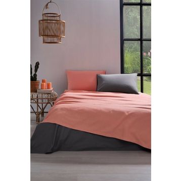 Özdilek Colormix Kiremit Antrasit Çift Kişilik Pike Takımı