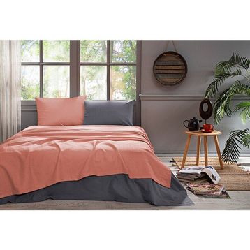 Özdilek Colormix Kiremit Antrasit Çift Kişilik Pike Takımı