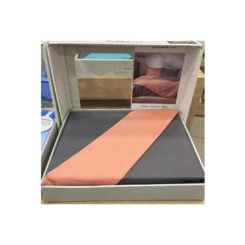 Özdilek Colormix Kiremit Antrasit Desensiz Çift Kişilik Nevresim Takımı