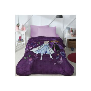 Özdilek Disney Frozen Naturel Lisanslı Tek Kişilik Çocuk Battaniyesi