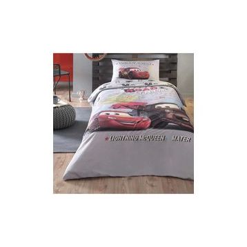 Ozdilek Dsny Cars On The Road Ranforce Gri Tek Kişilik Nevresim Takımı