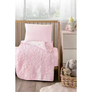 Özdilek Embos 100x120 Pembe Bebek Battaniyesi
