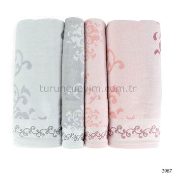 Özdilek Emıly Gri Pudra Best Set Hamam Seti