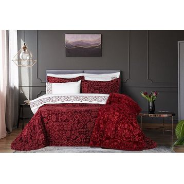 Özdilek Etnik 10 Parça Bordo Çift Kişilik Çeyiz Seti