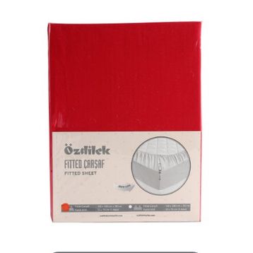 Özdilek Fitted Kırmızı Tek Kişilik Çarşaf