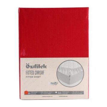 Özdilek Fitted Kırmızı Tek Kişilik Çarşaf