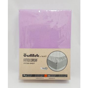 Özdilek Fitted Mor Çift Kişilik Çarşaf