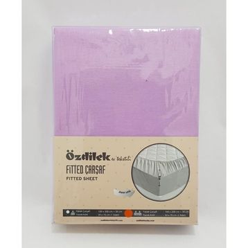 Özdilek Fitted Mor Çift Kişilik Çarşaf