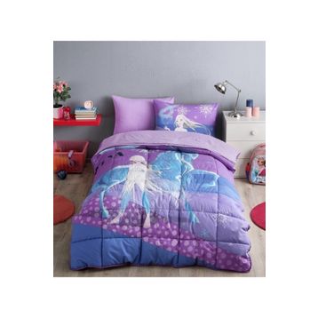 Özdilek Frozen Snow Queen Disney Krem Tek Kişilik Uyku Seti