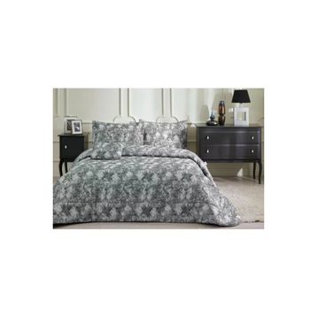Özdilek Marble Antrasit Çift Kişilik Yatak Örtüsü