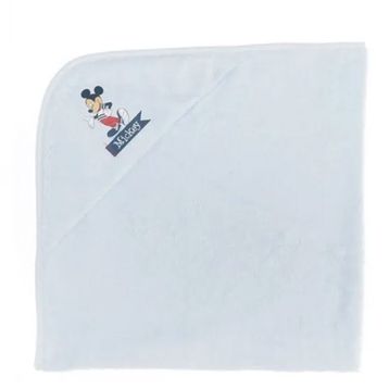 Özdilek Mickey Mouse Nakışlı Mavi Bebek Banyo Havlusu